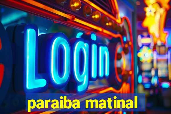 paraiba matinal